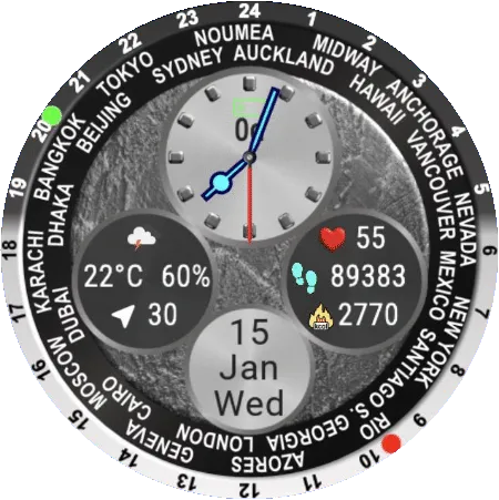World time · Skærmbillede 1