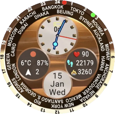 World time · Skærmbillede 2