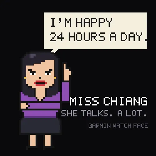 Miss Chiang — She Talks. A Lot.