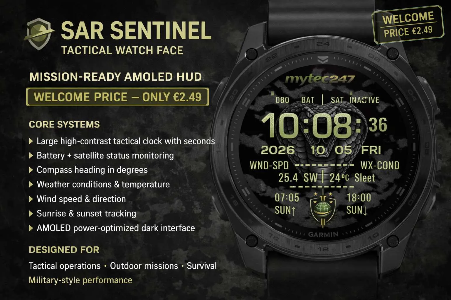 SENTINEL 247 – RESCUE HUD (LITE) · 截图 1