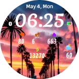 Sunset Palms