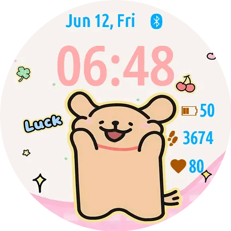 Cheerful Line Dog