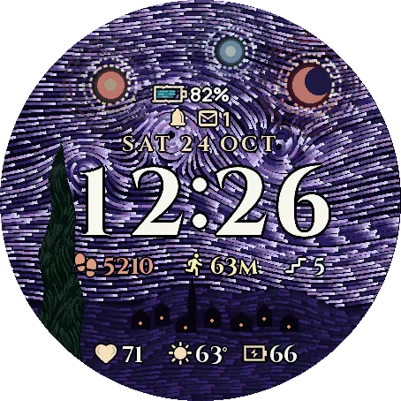 Starry Night · Schermafbeelding 1
