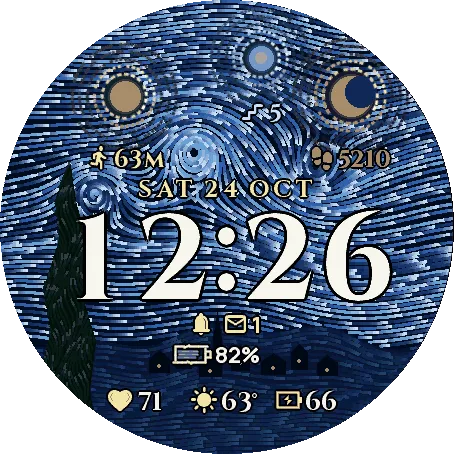 Starry Night · Schermafbeelding 2