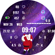 Christmas purple