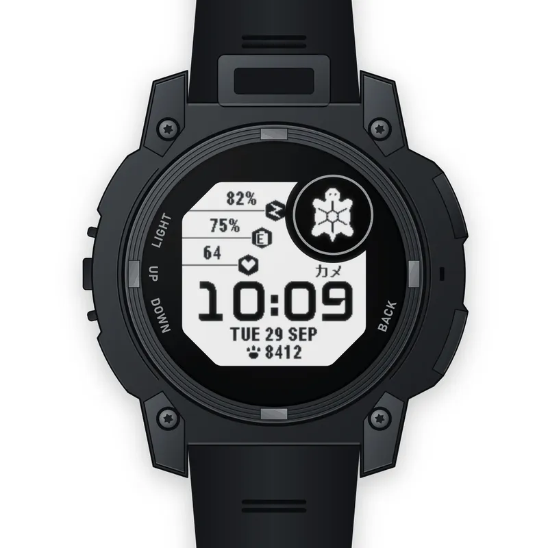 Hexashell – Turtle Watch Face · Tangkapan layar 1