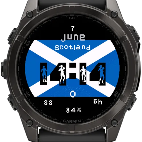 Scotland Football Saltire Watch Face