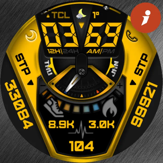iFacer – REV METER (Y)