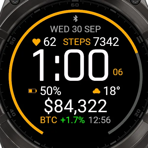 BitcoinLive — Bitcoin Price Watch Face