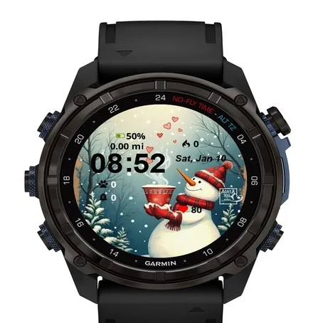 Snowman Holding Cup Coffee Snow · 스크린샷 2