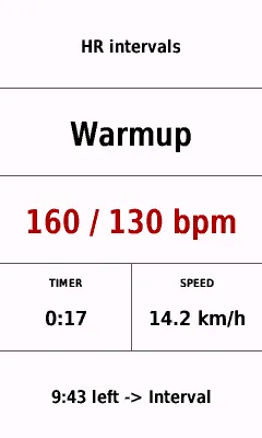 Interval Workouts · צילום מסך 1