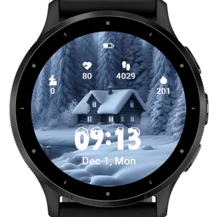 Winter Cabin Glow · Tangkapan layar 3