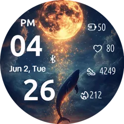 Moonlit Whale