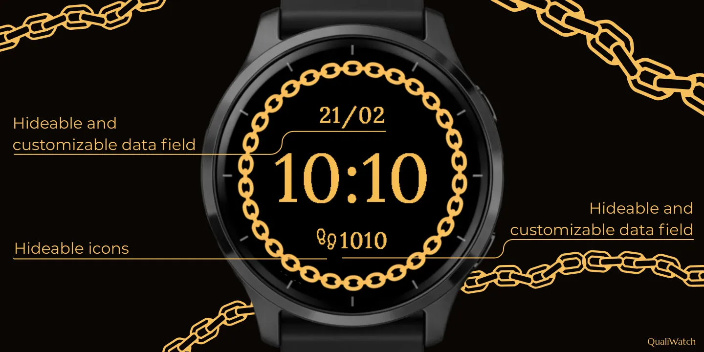 Luxury Time - Premium Digital Watch Face · 截图 0