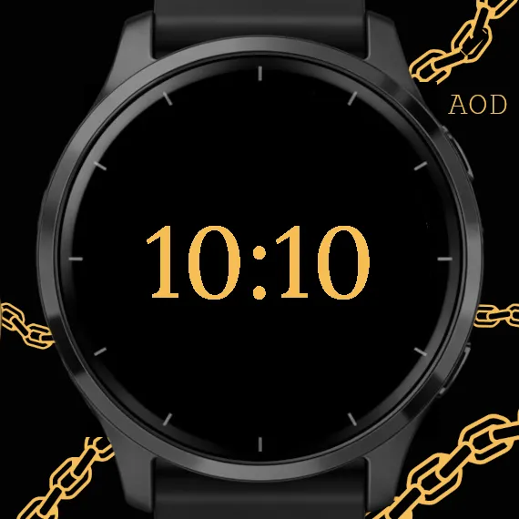 Luxury Time - Premium Digital Watch Face · 截图 2