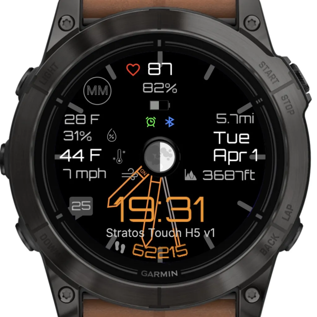 Stratos Touch H5 (Garmin Weather) · Skärmbild 1