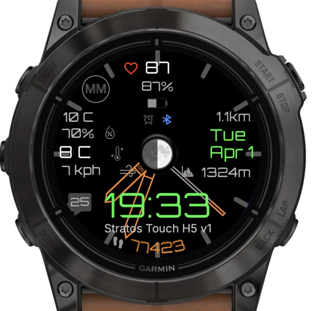 Stratos Touch H5 (Garmin Weather) · Skärmbild 2