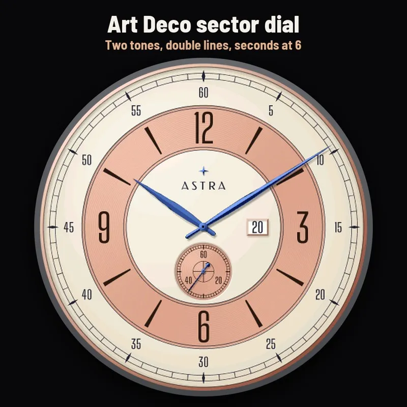 Astra Sector Pro – Vintage Art Deco urskive · Skærmbillede 0