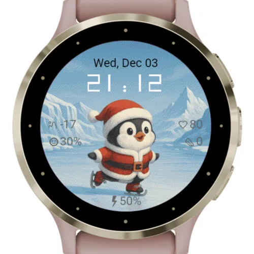 Ice Skating Penguin – Christmas