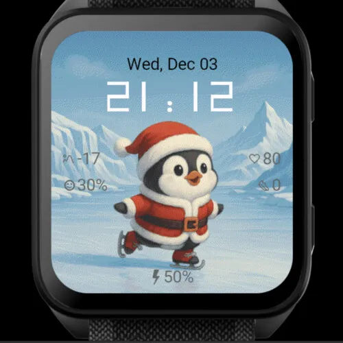 Ice Skating Penguin – Christmas · 截图 0