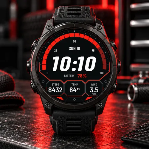 Rally Dashboard – Digital Watch Face