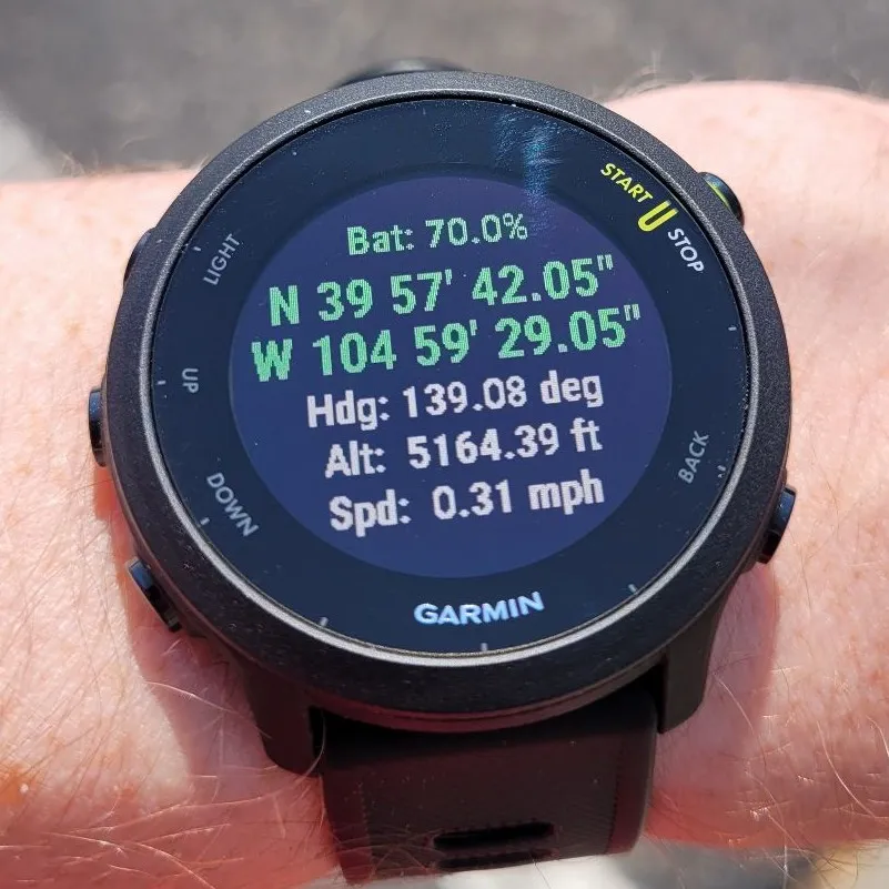 GPS Position Widget (LLA, UTM, USNG, MGRS, QTH)