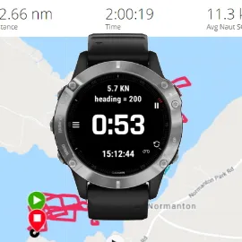 Dinghy Racer Sailing Watch, Compass & GPS Tracker