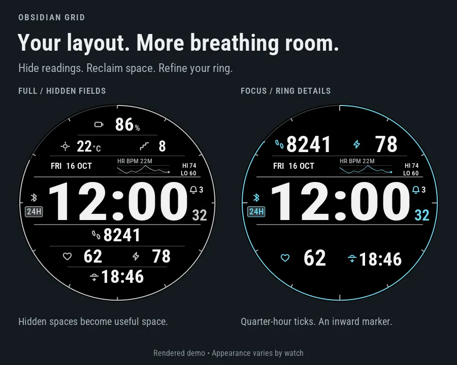 Obsidian Grid · Screenshot 1