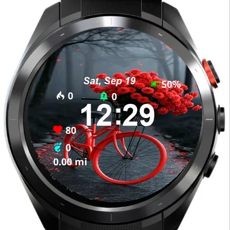 Red Bicycle Flowers Basket · Скриншот 2
