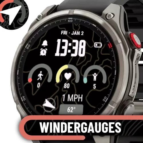 WinderGauges: Wind + Stats