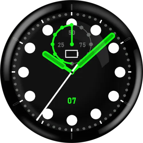 Just Simple Analog Circles Gen3 · Screenshot 0