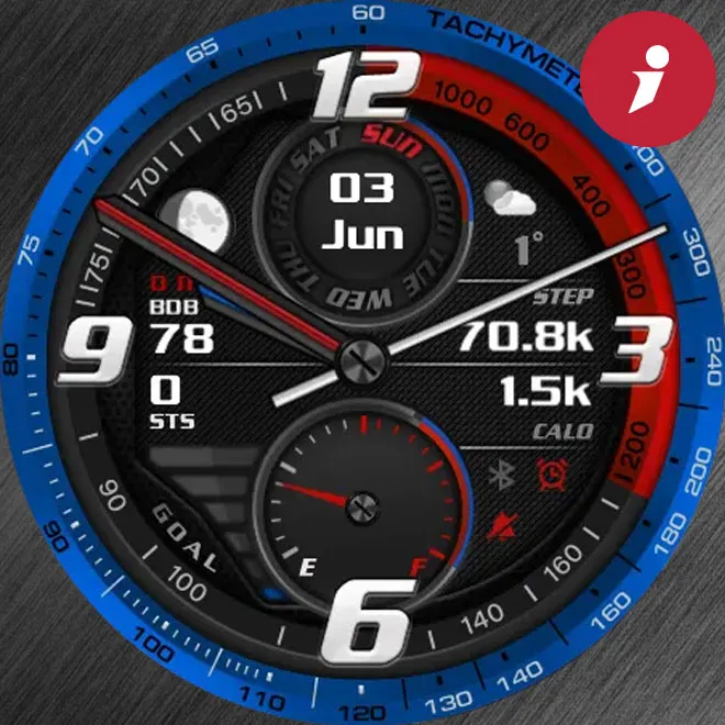 iFacer - TachyMeter 01 · Snímek obrazovky 2