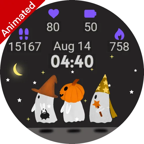 Halloween Ghosts Animated