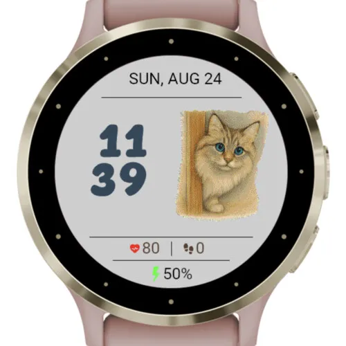 Cute Kitten Design with Big Eye