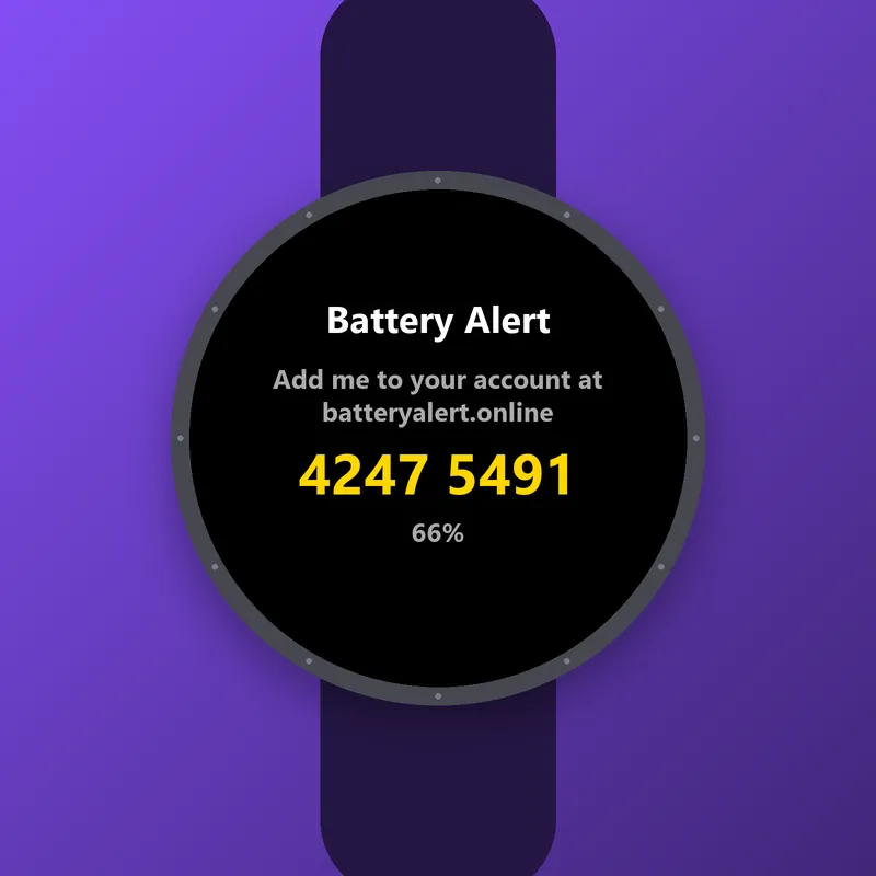 Battery Alert · Captura de ecrã 1