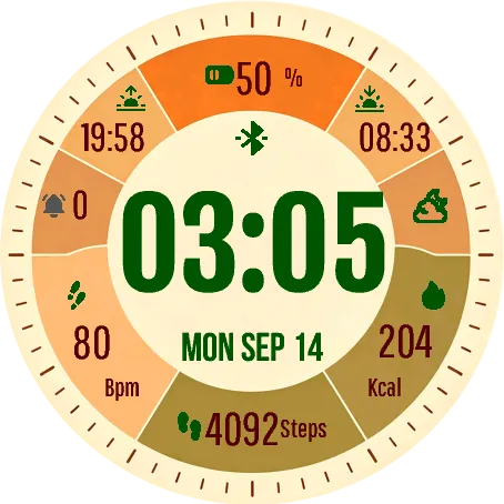 Retro Warm Fitness Dial