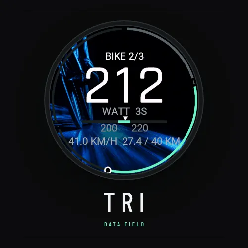 Tri — one field for your whole triathlon