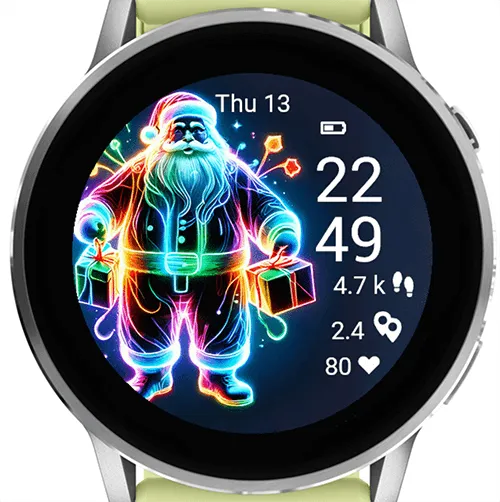 Christmas Neon Santa G · Skærmbillede 0