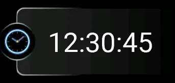 Current time widget