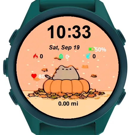 Cat Sitting Top Pumpkin · Snímek obrazovky 1