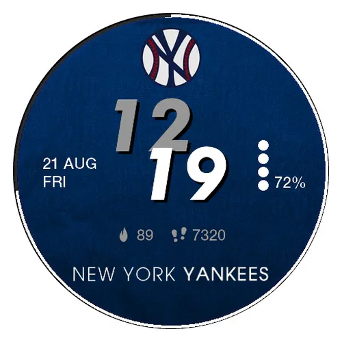 New York Yankees NY MLB Baseball Digital Watch