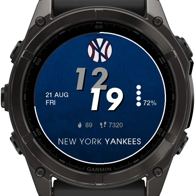 New York Yankees NY MLB Baseball Digital Watch · Screenshot 1