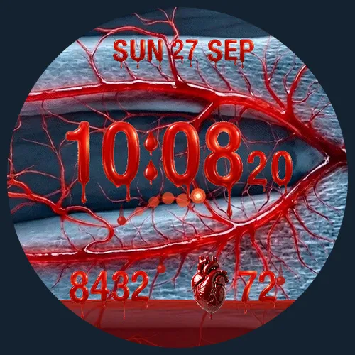 X-Ray Blood Hourglass