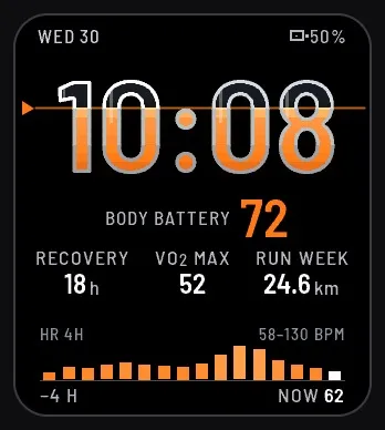 Metric X: Body Battery for Venu Sq 2 & X1 · Screenshot 3