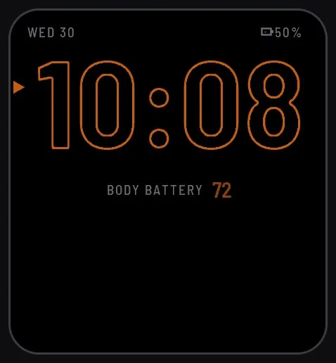 Metric X: Body Battery for Venu Sq 2 & X1 · Screenshot 4