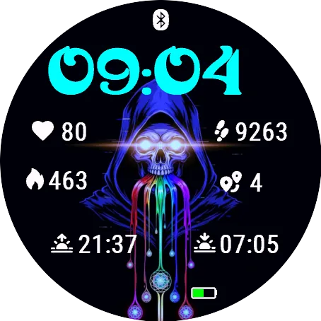Neon Skull