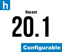 Speed over Recent Distance [hSpeedRecent]