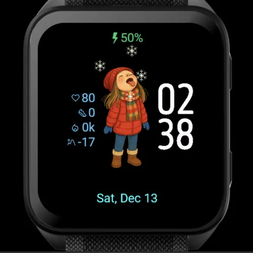 Cute winter girl · Snimka zaslona 0