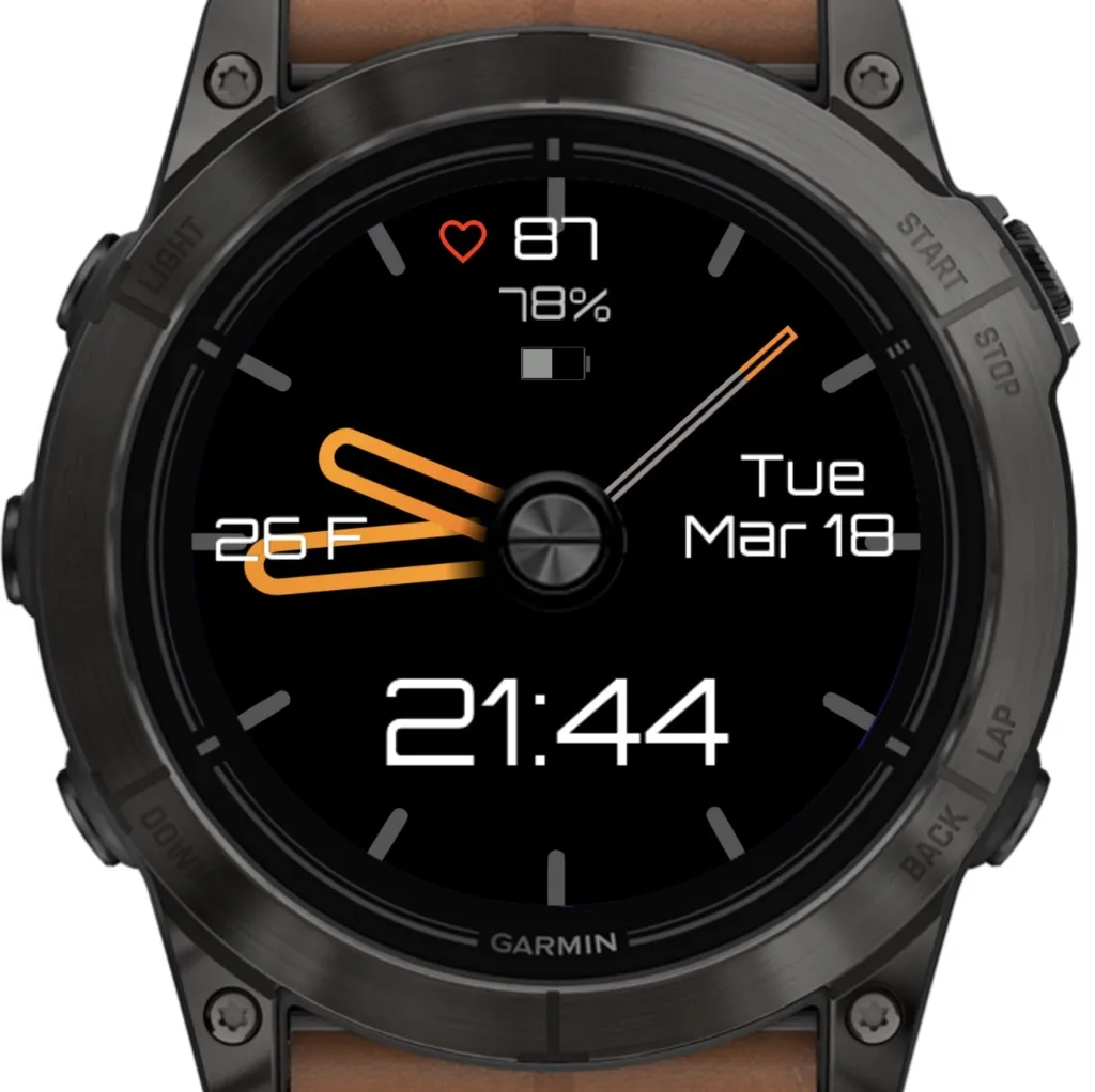Stratos Touch Orange (Garmin Weather) · Snímek obrazovky 1