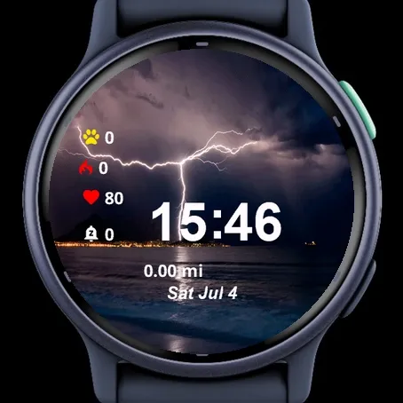 Lightning Strikes Over Ocean · スクリーンショット 2